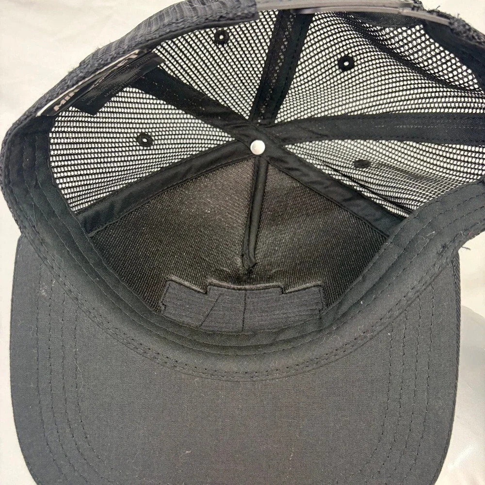 Minecraft Trucker Hat Creeper Snapback Kids OSFA Black Grey Mesh Cap